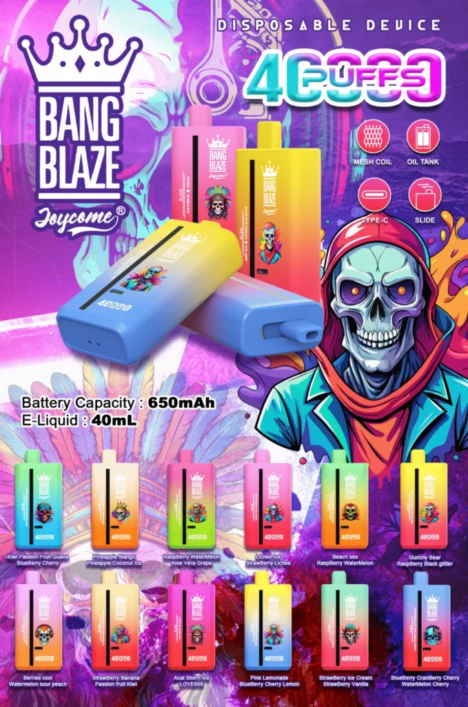 BANG BLAZE Dual Flavor 40000 Puffs 2in1 – jednorazová elektronická cigareta s dvoma príchuťami